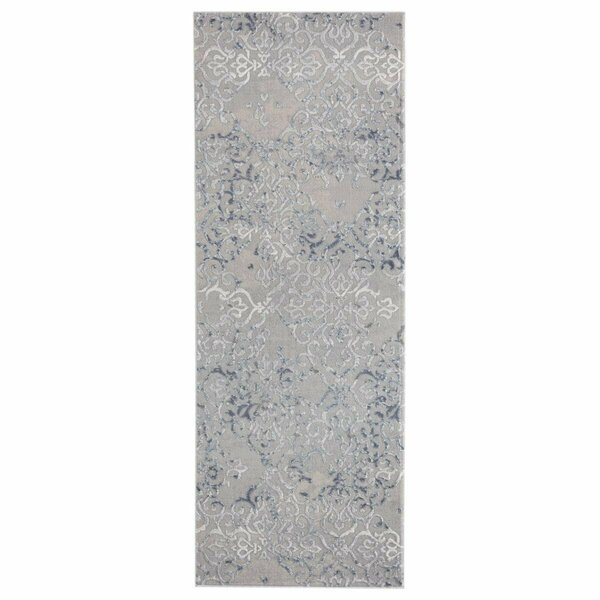 United Weavers Of America Cascades Marblemount Blue Runner Rug, 2 ft. 7 in. x 7 ft. 2 in. 2601 10360 28E